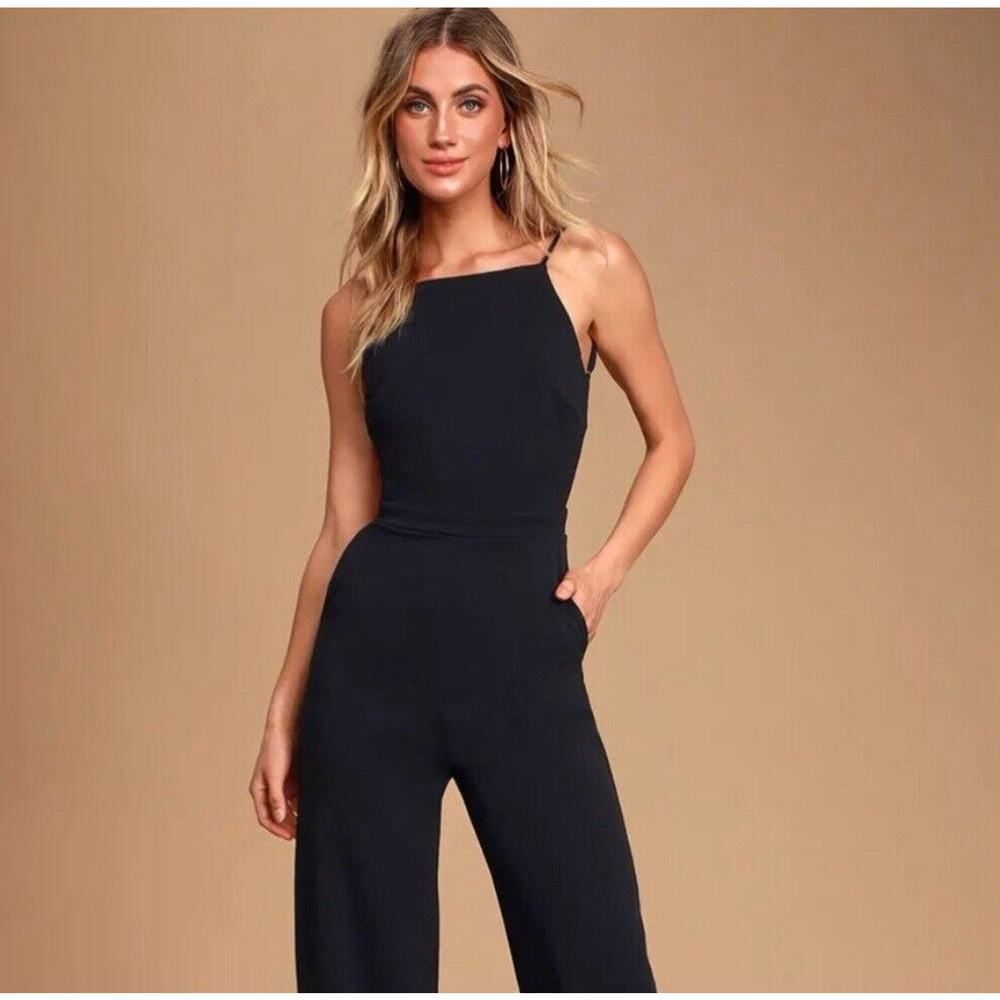Lulu's Black Jumpsuit